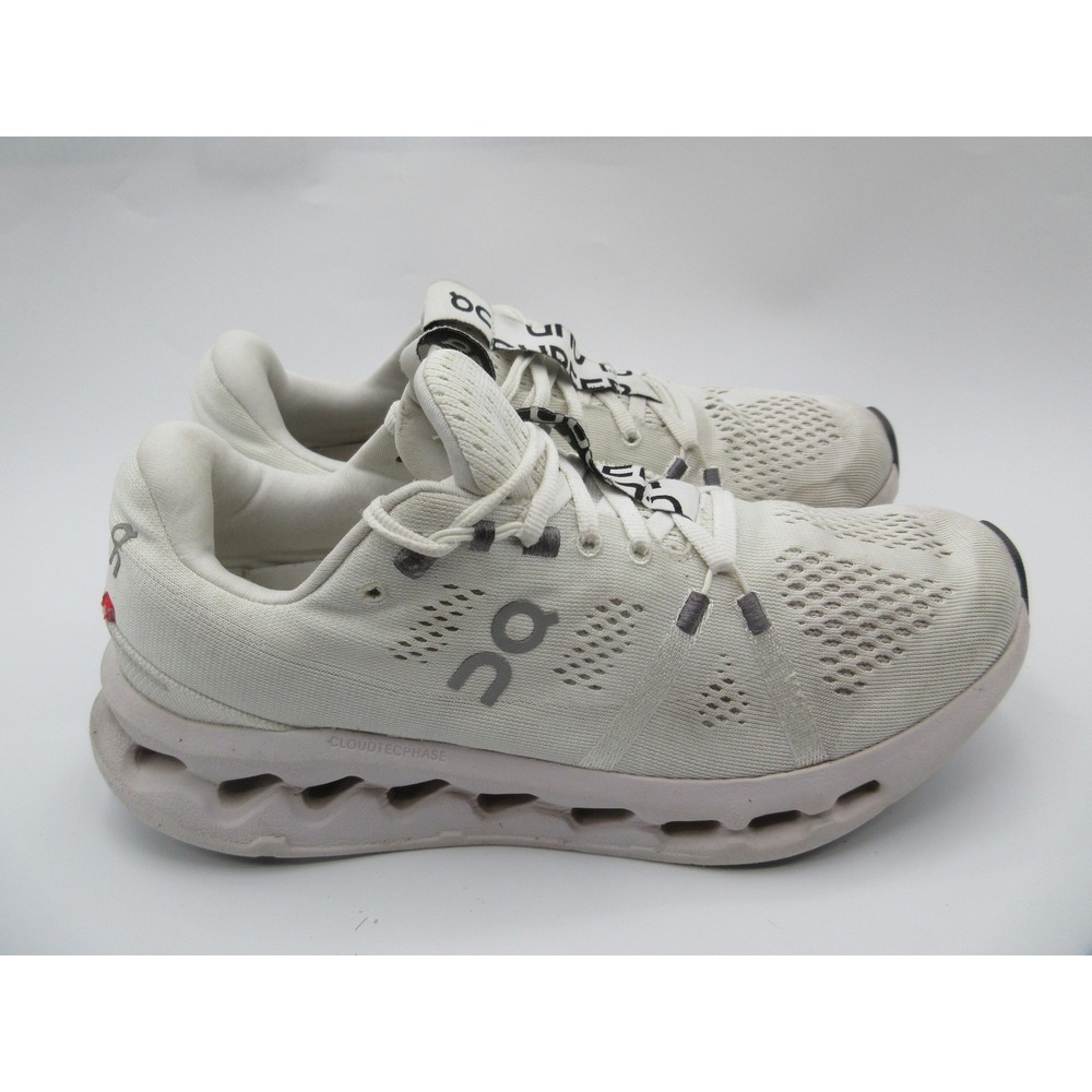 On Cloudsurfer Shoes Womens Size 8 White Sneakers CloudTec Phase 3WD10440664